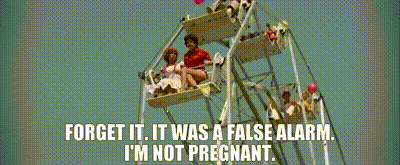 Grease I’m Not Pregnant GIF - Grease I’m Not Pregnant Rizzo GIFs