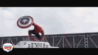 Omg Spiderman GIF - Omg Spiderman Captain America GIFs