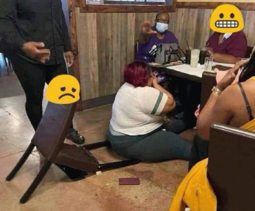 Swiftsmantics Fat Girl Broken Chair Covering Mouth GIF - Swiftsmantics Fat Girl Broken Chair Covering Mouth GIFs