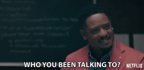 Who You Been Talking To Blair Underwood GIF