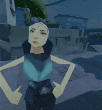 a cartoon of a woman with chinese writing on the bottom