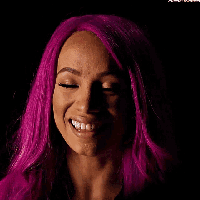 a woman with purple hair says that she hates that people think it 's fake