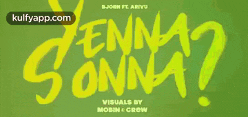 a poster that says jenna sonna on it