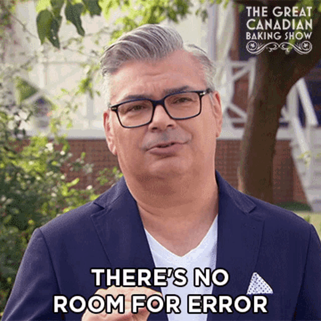 Theres No Room For Error The Great Canadian Baking Show GIF - Theres No Room For Error The Great Canadian Baking Show Gcbs GIFs