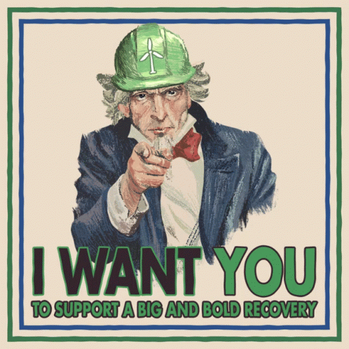 I Want You To Support A Big And Bold Recovery GIF - I Want You To Support A Big And Bold Recovery Uncle Sam GIFs