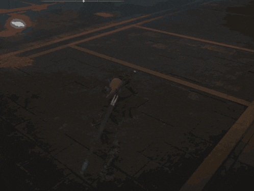 a person in a video game is holding a sword and a shield