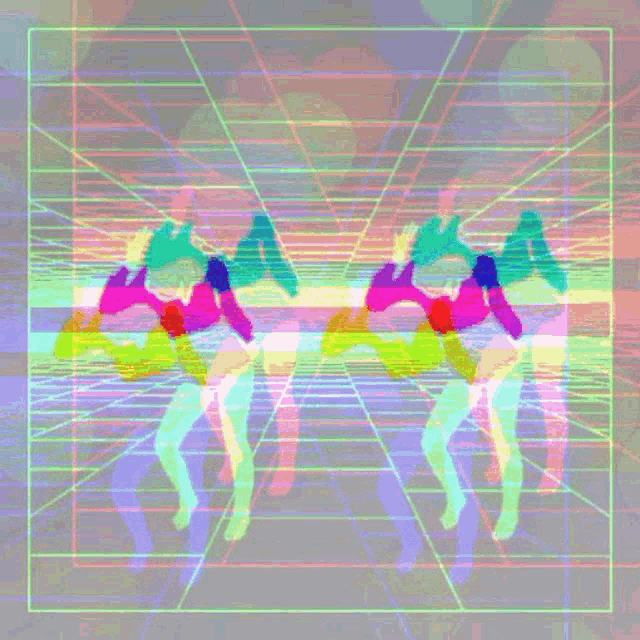 a computer generated image of people dancing in a club
