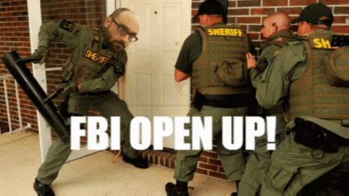Fbi Open Up Cops GIF - Fbi Open Up Cops Funny GIFs