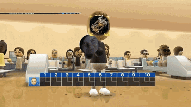 Phy Deplete Bowling GIF - Phy Deplete Bowling Video Game GIFs