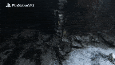 a playstation vr2 video game is being played