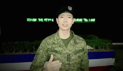 Army Ronnieliang GIF - Army Ronnieliang Salute GIFs