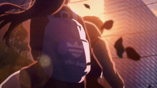 a person wearing an adidas backpack is walking down a street