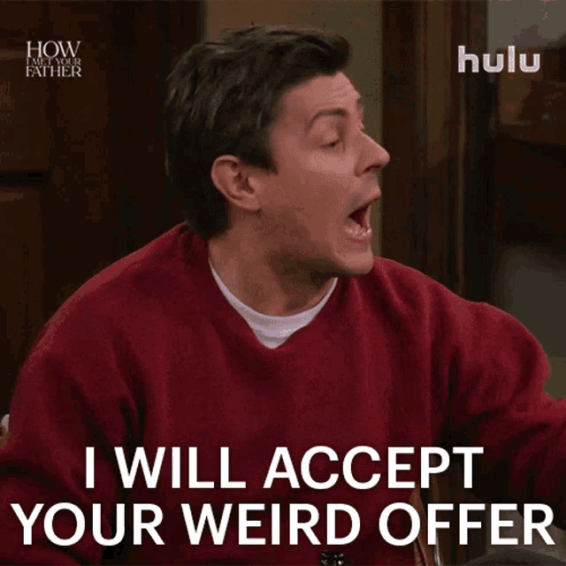 I Will Accept Your Weird Offer Jesse GIF - I Will Accept Your Weird Offer Jesse How I Met Your Father GIFs
