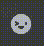 a pixel art of a person covering their mouth with a finger .