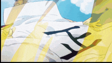 a cartoon of a man holding a piece of paper with the letter e on it