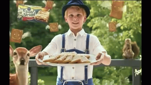 Hans Strudel - Yah! GIF - Toaster Strudel Hansel Food GIFs