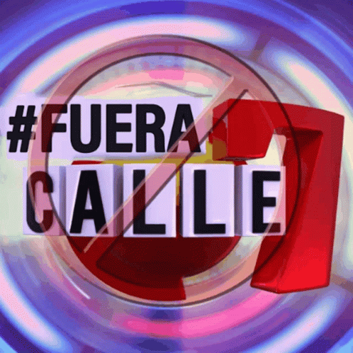 Fuera Calle Siete Fueracalle7 GIF - Fuera Calle Siete Fueracalle7 Anabel Angus GIFs