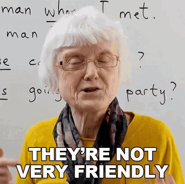 Theyre Not Very Friendly Gill GIF - Theyre Not Very Friendly Gill Engvid GIFs