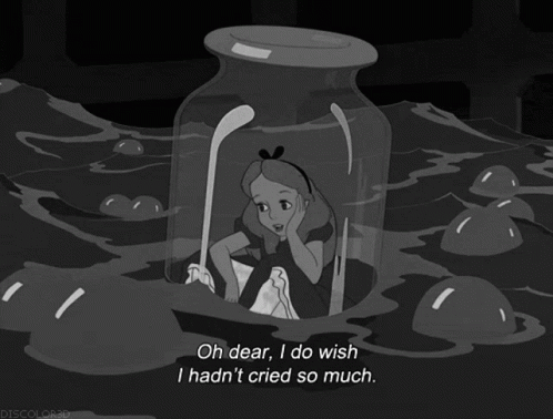 Crying Alice In Wonderland GIF - Crying Alice In Wonderland Oh Dear GIFs