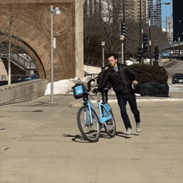 Riding Bicycle Daniel Labelle GIF - Riding Bicycle Daniel Labelle Catching Bicycle GIFs