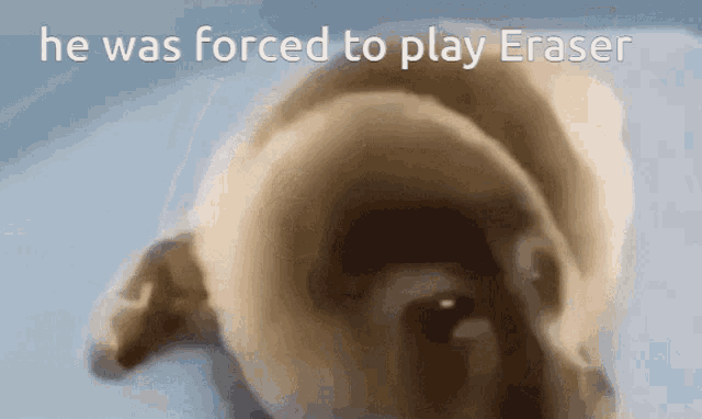 He Was Forced To Play Eraser GIF - He Was Forced To Play Eraser Rage Game GIFs