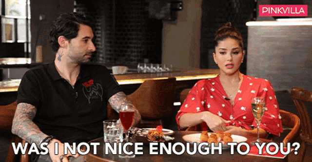 Was I Not Nice Enough To You Sunny Leone GIF - Was I Not Nice Enough To You Sunny Leone Daniel Weber GIFs