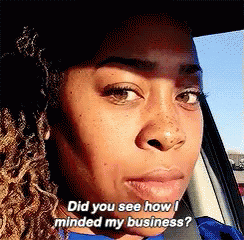 Minded Business GIF - Minded Business Dontcare GIFs