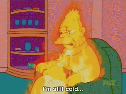 Still Cold GIF - Cold Simpsons GIFs