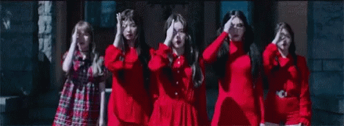 Red Velvet Peekaboo GIF - Red Velvet Peekaboo Synchronized GIFs