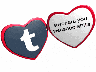two hearts with the letters t and sayonara on them