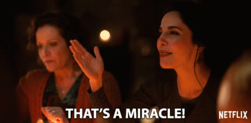 Thats A Miracle Lucky GIF - Thats A Miracle Lucky Almost Impossible GIFs