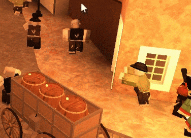 a screenshot of a video game with a mouse pointer pointing to a window
