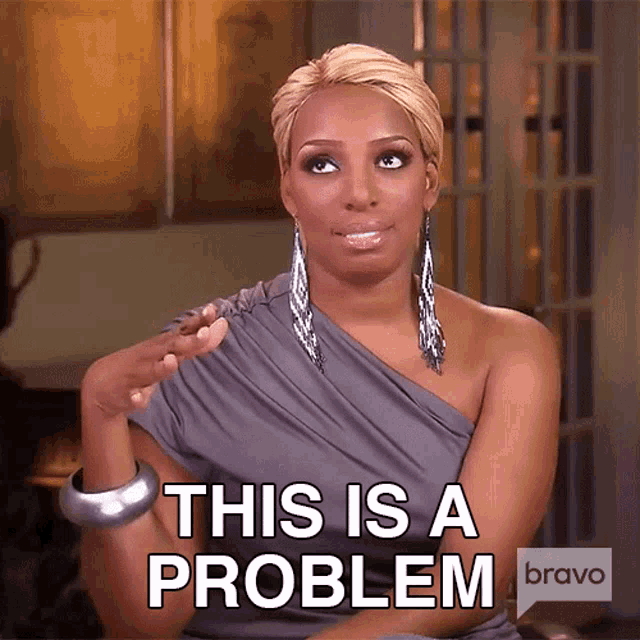 This Is A Problem Real Housewives Of Atlanta GIF - This Is A Problem Real Housewives Of Atlanta Its An Issue GIFs