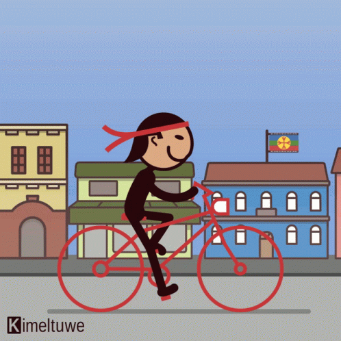 Bike Ride GIF - Bike Ride Mapuche GIFs