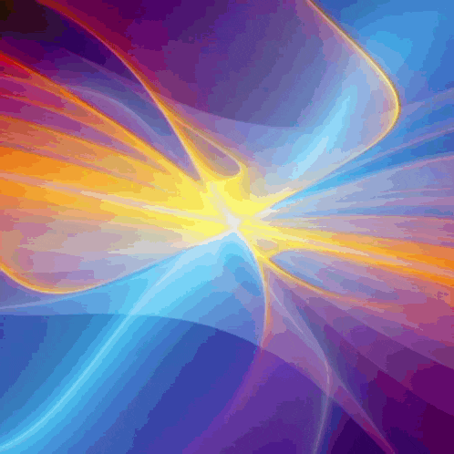 a colorful background with a yellow and blue swirl in the middle