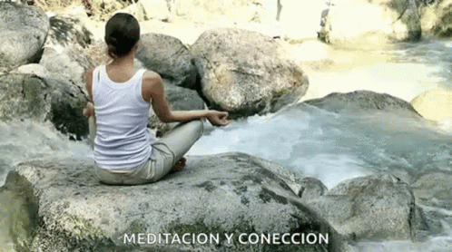 Meditacion Coneccion GIF - Meditacion Coneccion Running Water GIFs