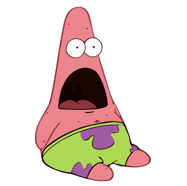 patrick star from spongebob wearing sunglasses and the words deal with it below him