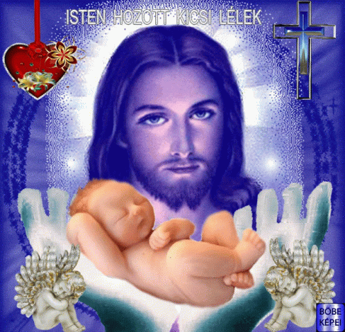 Születés Gyermekáldás Jesus GIF - Születés Gyermekáldás Jesus Baby GIFs