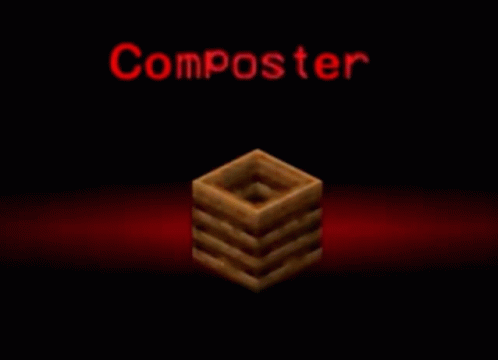 Among Us Minecraft GIF - Among Us Minecraft Composter GIFs