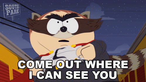 Come Out Where I Can See You The Coon GIF - Come Out Where I Can See You The Coon Eric Cartman GIFs