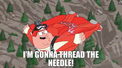 Family Guy Peter Griffin GIF - Family Guy Peter Griffin Im Gonna Thread The Needle GIFs