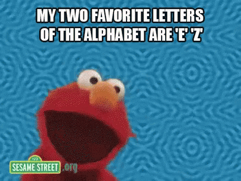 Favorite Letters Of The Alphabet GIF - Sesame Street Elmo Favorite Letters GIFs