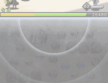 a cartoon character in a video game with a score of 26468