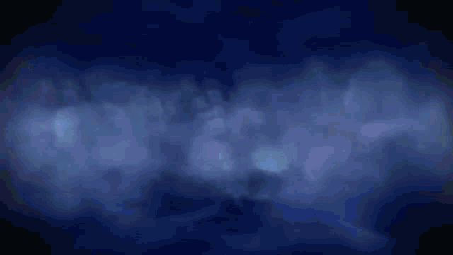 a blue background with a white circle in the middle of it