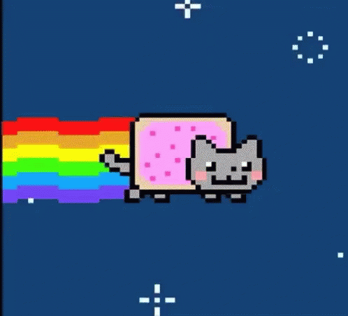 Nyan Cat Flight GIF - Nyan Cat Flight Rainbow GIFs