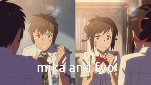 Mitsuha And Taki Kimi No Na Wa GIF - Mitsuha And Taki Kimi No Na Wa Your Name GIFs