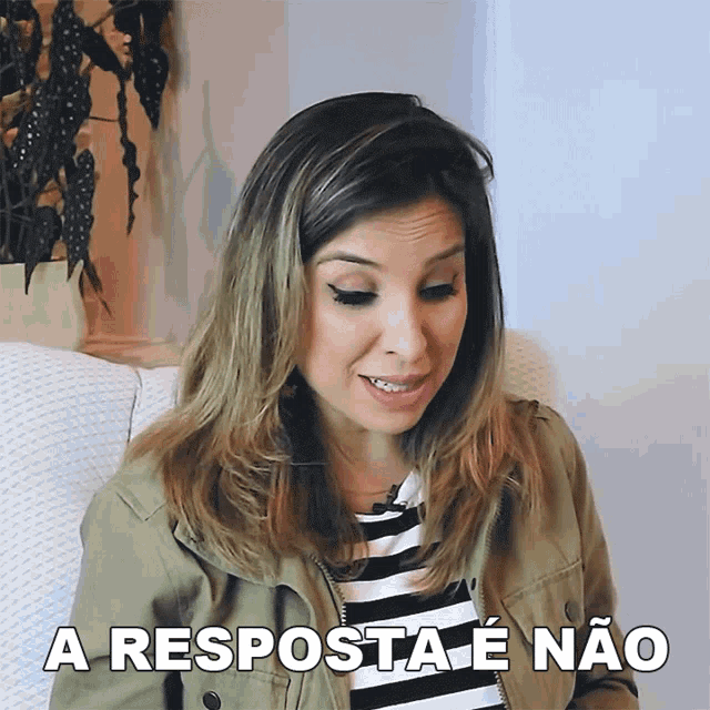 A Respostaénão Carina Fragozo GIF - A Respostaénão Carina Fragozo English In Brazil By Carina Fragozo GIFs