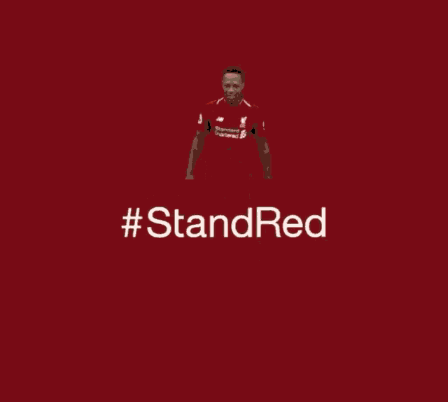 a standard chartered logo with a liverpool football club logo below it