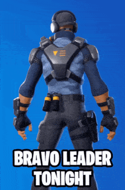 a picture of a man with the words bravo leader tonight