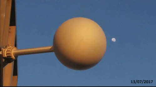 Fases Da Lua Numa Bola De Isopor Moon Phases GIF - Fases Da Lua Numa Bola De Isopor Moon Phases Styrofoam Ball GIFs